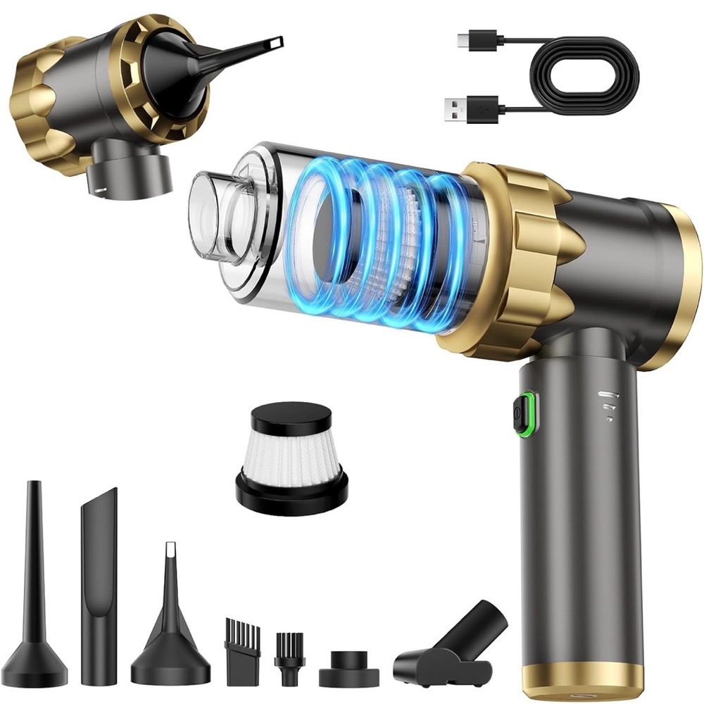 Car Cordless Handheld Vacuum Cleaner with Attachments